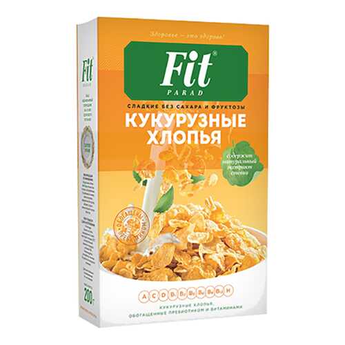 Хлопья Fit Parad кукурузные в Ариант