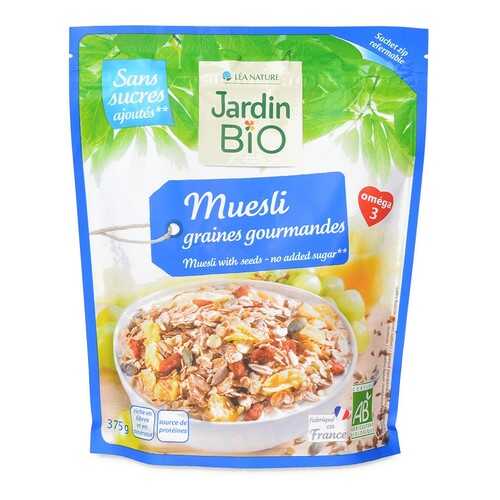 Мюсли Lea Nature Jardin Bio с изюмом и зернами 375 г в Ариант