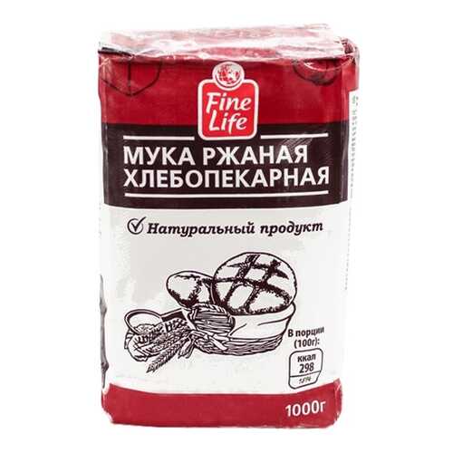 Мука ржаная Fine Life хлебопекарная 1 кг в Ариант