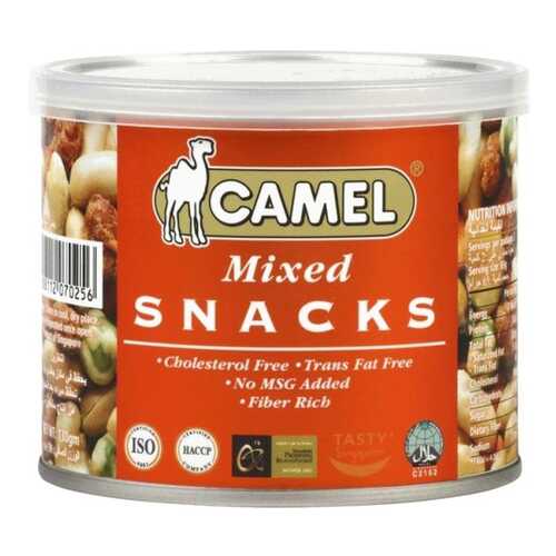 Смесь mixed snacks из орехов, бобов и горошка Camel 130 г в Ариант