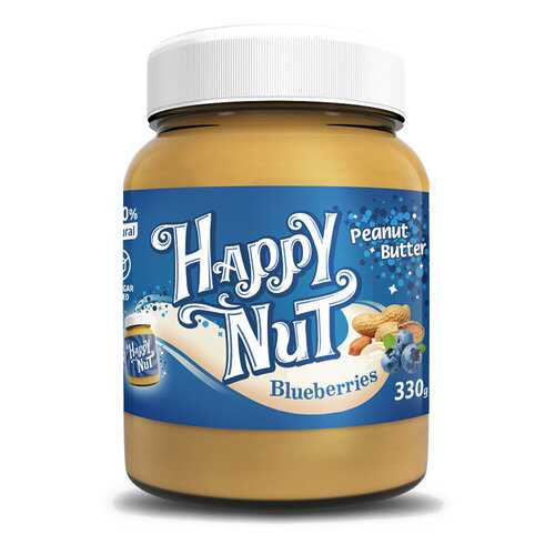 Арахисовая паста Happy Life Happy Nut с черникой 330 г в Ариант