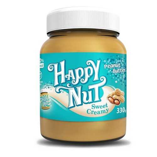 Арахисовая паста Happy Nut Sweet Creamy сладкая в Ариант