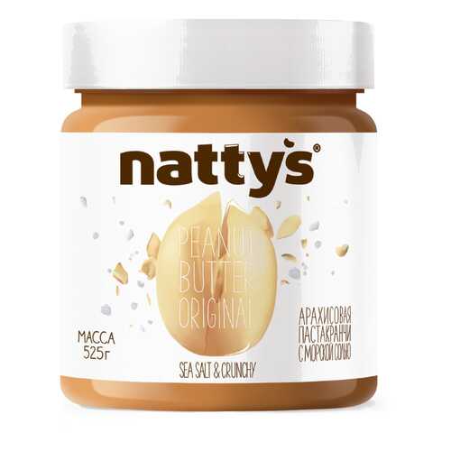 Паста Nattys Crunchy & Sea salt арахисовая хрустящая 525 г в Ариант