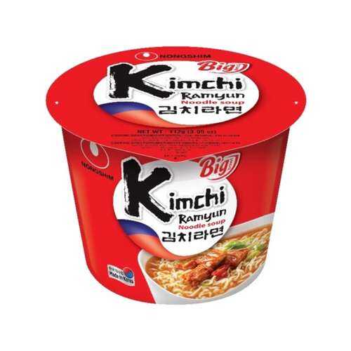 Лапша быстрого приготовления Кимчи Рамен Nongshim чашка 112 г в Ариант