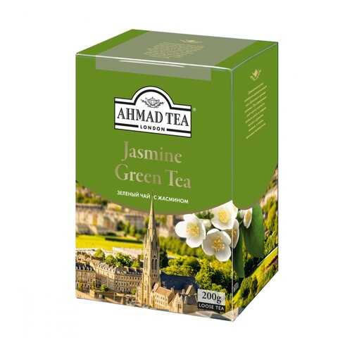 Чай Ahmad Jasmine Green Tea, зеленый с жасмином, листовой, 200 гр в Ариант