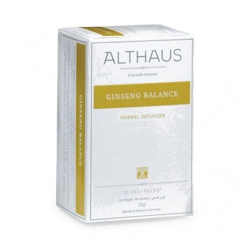 Чай Althaus Ginseng Balance Deli Pack 20*1.75 г в Ариант