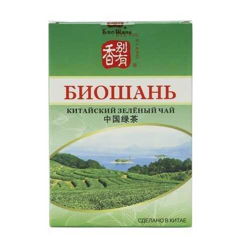 Чай БиоШань China Green Tea, зеленый листовой, 80 гр в Ариант