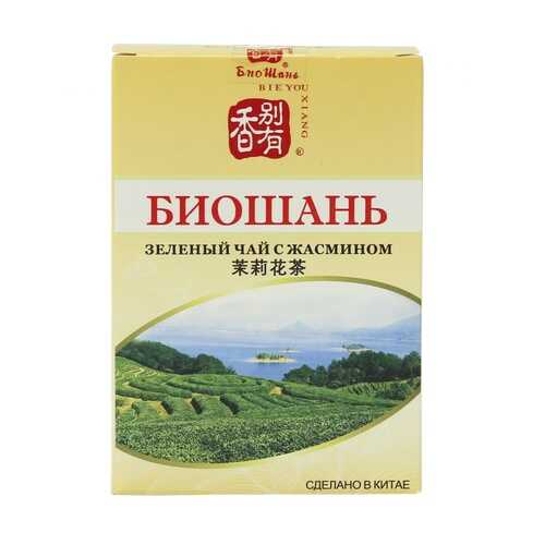 Чай БиоШань Jasmin Tea, зеленый с жасмином, 80 гр в Ариант