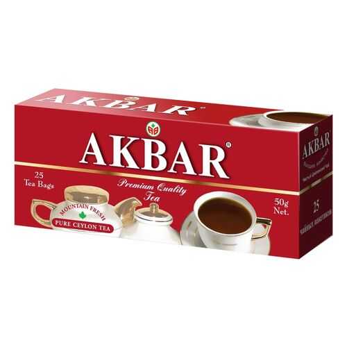 Чай черный Akbar 25 пакетиков в Ариант