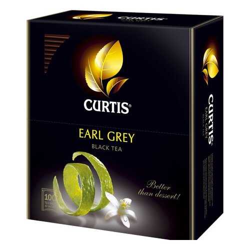 Чай черный Curtis earl grey 100 пакетиков в Ариант