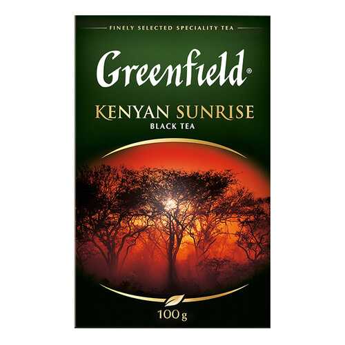 Чай черный листовой Greenfield Kenyan Sunrise 100 г в Ариант