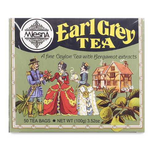 Чай черный Mlesna Earl Grey с ароматом бергамота Евро-Скан Экспорт 50 пак*2г Шри-Ланка в Ариант