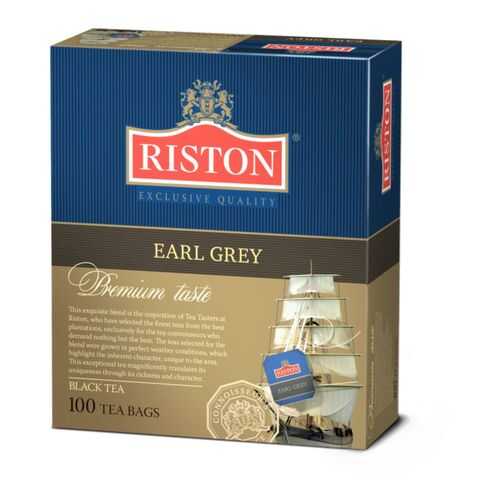 Чай черный Riston earl grey 100 пакетиков в Ариант