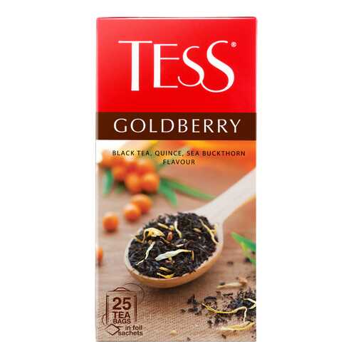 Чай черный Tess Goldberry 25 пакетиков в Ариант