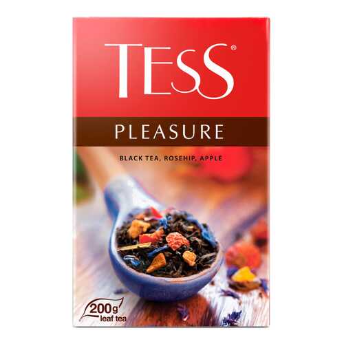 Чай черный Tess pleasure с шиповником и яблоком 200 г в Ариант