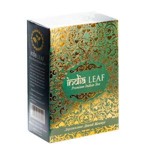 Чай India leaf Дарджилинг дикий жемчуг, черный круполистовой, 100 гр в Ариант