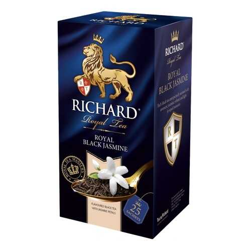 Чай Richard Royal Black Jasmine черный с жасмином 25 пакетиков в Ариант