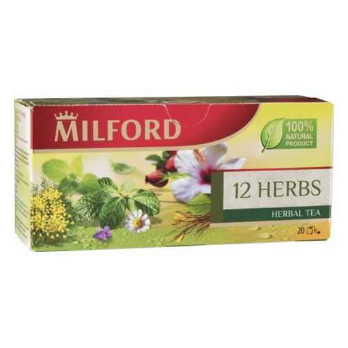 Чай травяной Milford 12 herbs 20 пакетиков в Ариант