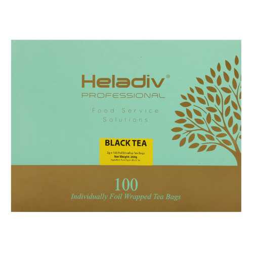 Чай в пакетиках Heladiv professional line black 100 пакетов в саше в Ариант