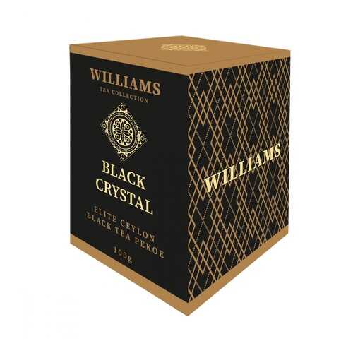 Чай Williams Black Crystal черный цейлонский Pekoe 100 г в Ариант