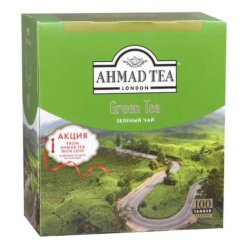 Чай зеленый Ahmad Tea 100 пакетиков в Ариант