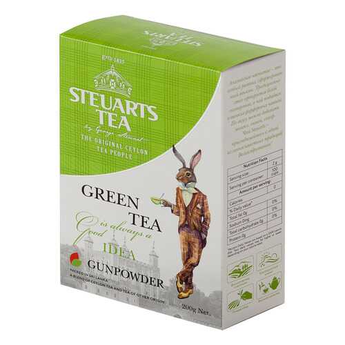 Чай зеленый листовой Steuarts green tea gunpowder 200 г в Ариант