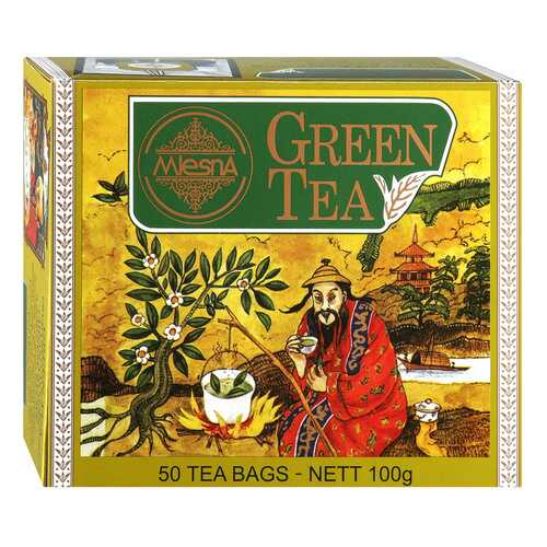 Чай зеленый Mlesna Green Tea, 50 пак*2г Шри-Ланка в Ариант