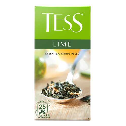 Чай зеленый Tess Lime 25 пакетиков в Ариант