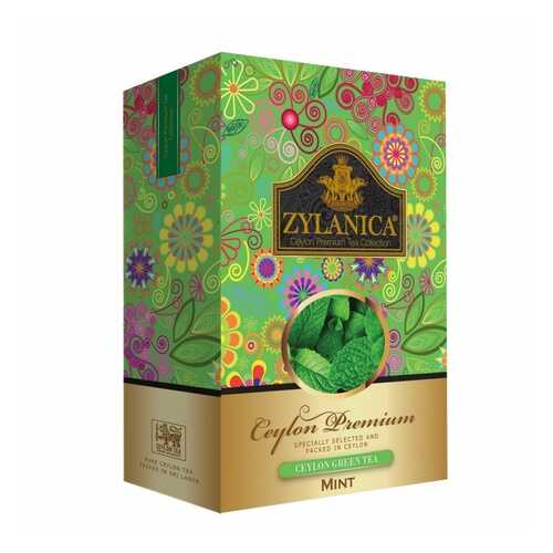 Чай Zylanica Ceylon Premium зеленый листовой с мятой 100 г в Ариант