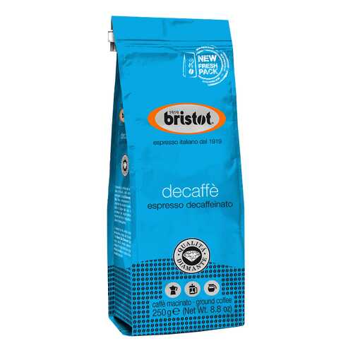 Кофе Bristot Decaffeinato молотый 250 г в Ариант