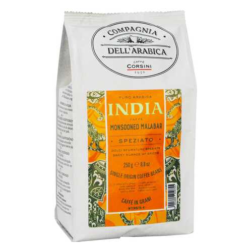 Кофе Compagnia Dell'Arabica India Monsooned Malabar в зёрнах 250 г в Ариант