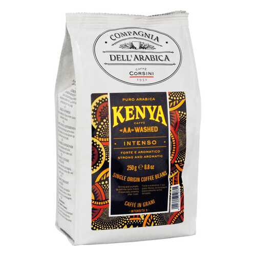 Кофе Compagnia Dell'Arabica Kenya AA Washed в зёрнах 250 г в Ариант