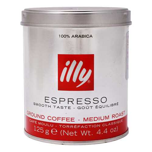 Кофе молотый ILLY caffe espresso 125 г в Ариант