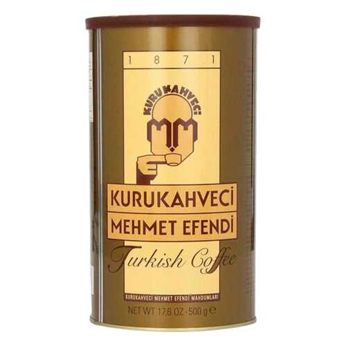 Кофе молотый Kurukahveci Mehmet Efendi жестяная банка 500 г в Ариант