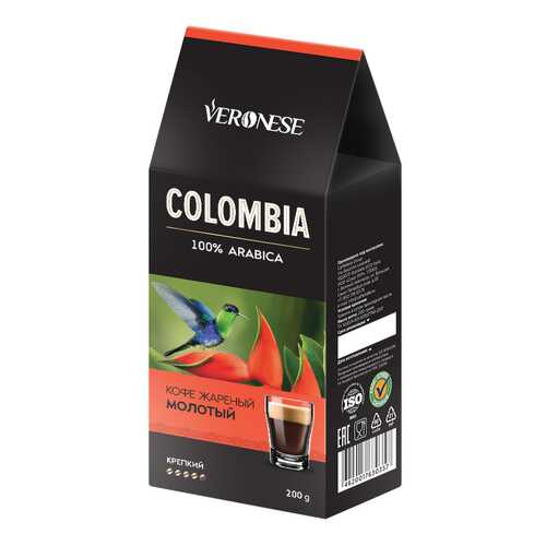 Кофе молотый Veronese Colombia 200 г в Ариант