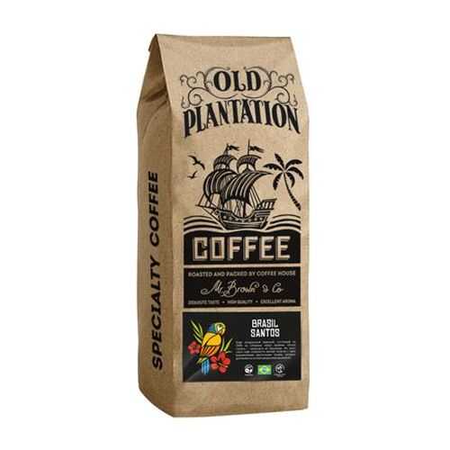 Кофе Old Plantation Specialty Coffee Brasil Santos в зернах 250 г в Ариант