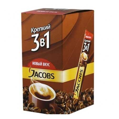 Кофе растворимый Jacobs 3в1 крепкий 24*12 г в Ариант