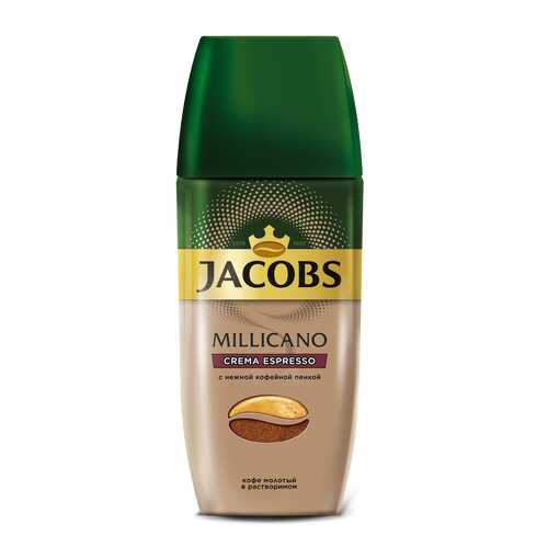 Кофе растворимый с добавлением молотого Jacobs millicano crema espresso 95 г в Ариант