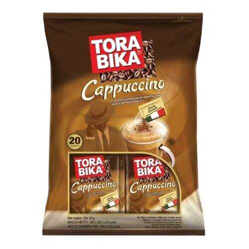 Кофе растворимый Tora bika Cappuccino 3 в 1 с шоколадной крошкой 20 шт 25 г в Ариант