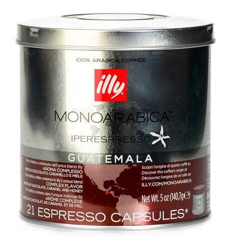 Кофе в капсулах Illy Guatemala средней обжарки 21 капсула банка Италия в Ариант