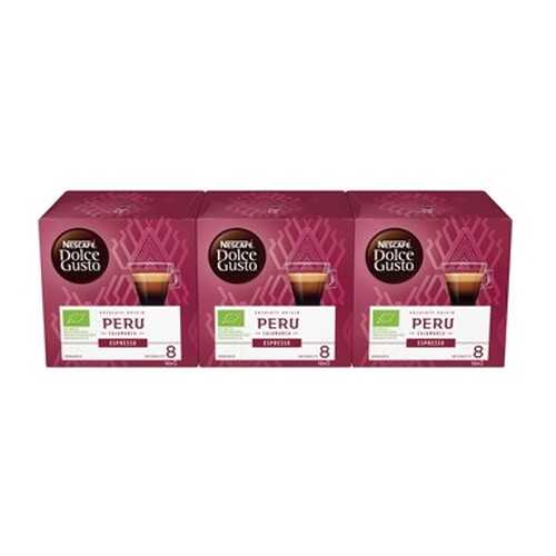 Кофе в капсулах Nescafe Dolce Gusto Эспрессо Перу 3 штуки по 12 капсул в Ариант