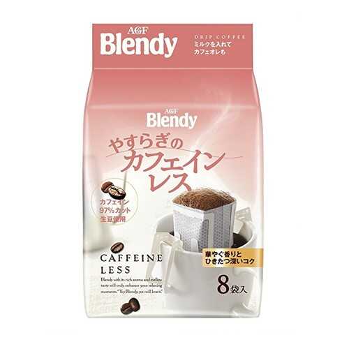 Кофе японский AGF Blendy с пониженным содержанием кофеина молотый 8 штук 56 г в Ариант