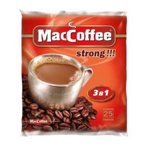 Кофейный напиток растворимый MacCoffee strong 3в1 50 г 16 штук в Ариант