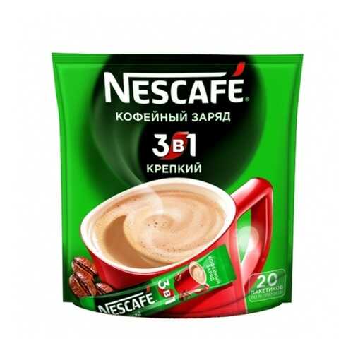 Кофейный напиток растворимый Nescafe 3в1 крепкий 16 г 20 пакетиков в Ариант