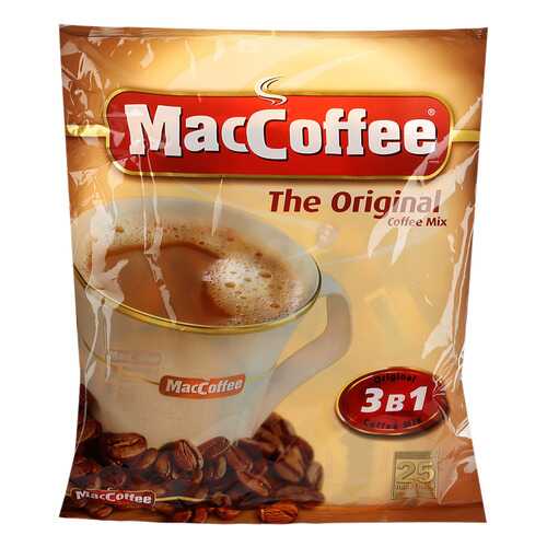 Напиток MacCoffee кофейный карамель растворимый 3в1 18 г 25 пакетиков в Ариант