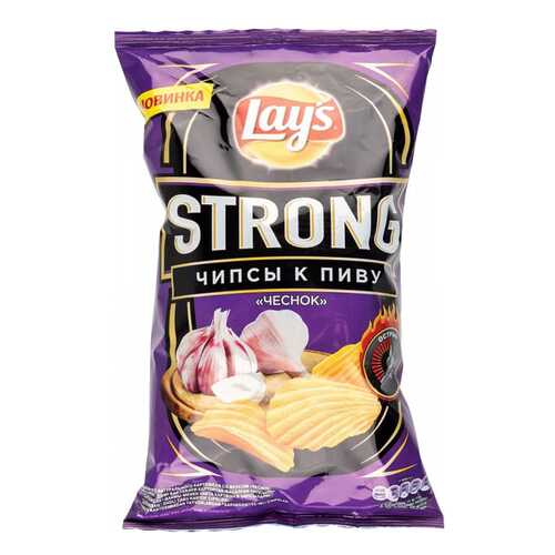 Чипсы Lay's strong картофельные чеснок 145 г в Ариант