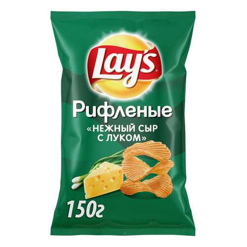 Картофельные чипсы Lay's нежный сыр с луком 150 г в Ариант