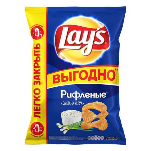 Картофельные чипсы Lay's сметана и лук 225 г в Ариант