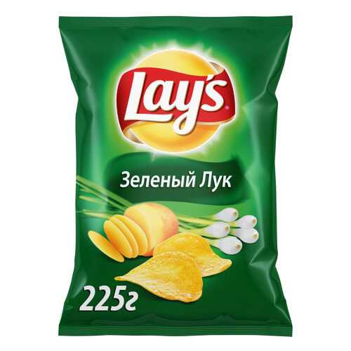 Картофельные чипсы Lay's зеленый лук 225 г в Ариант