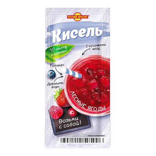 Кисель моментальный порционный Русский Продукт лесные ягоды 25 г в Ариант